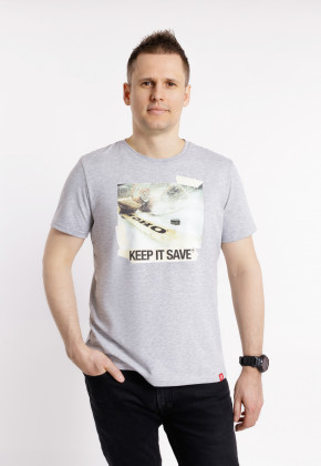 Футболка Keep it save Gray Футболка Keep it save Gray